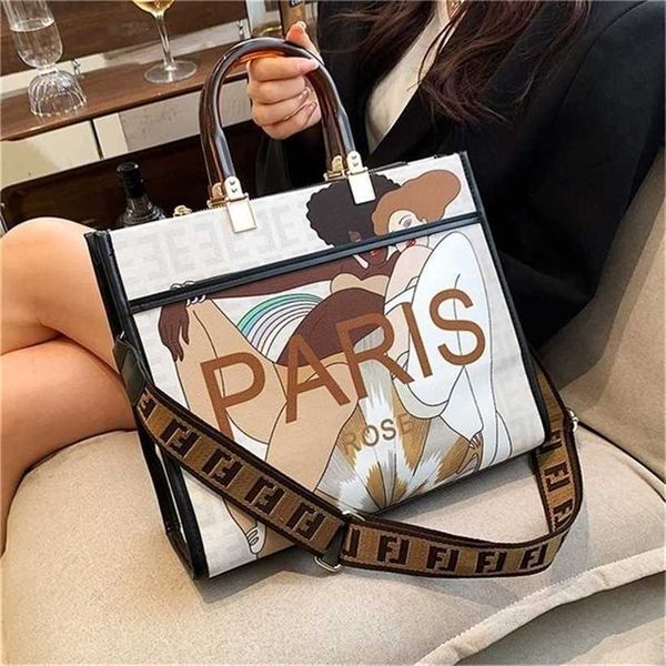 

26% off handbag 2023 new bag printed letters strap