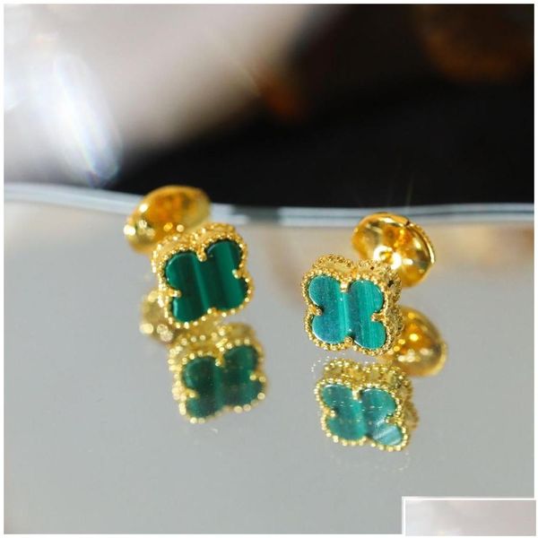 Malachite Earrings