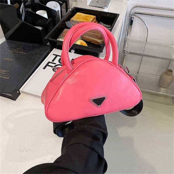 

32% off handbag 2023 new bag red same women's soft leather hand embossed wide shoulder belt portable diagonal