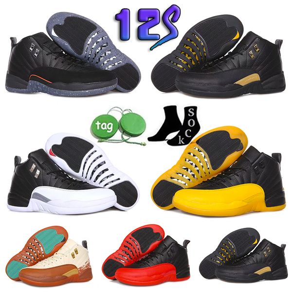

2023 new jumpman 12 12s retro basketball shoes hyper royal golf a ma maniere black dark concord reverse flu game twist royalty university bl
