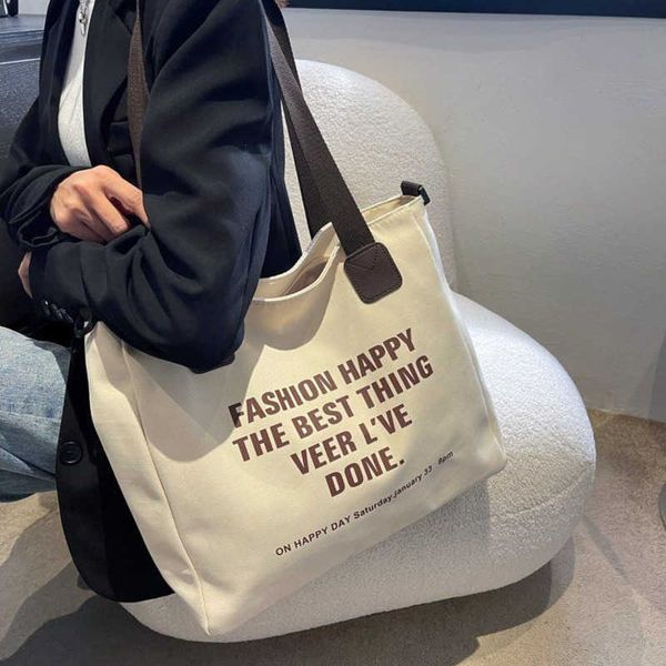 

ladies large capacity canvas crossbody shoulder bags for women purse large tote handle shopper handbag