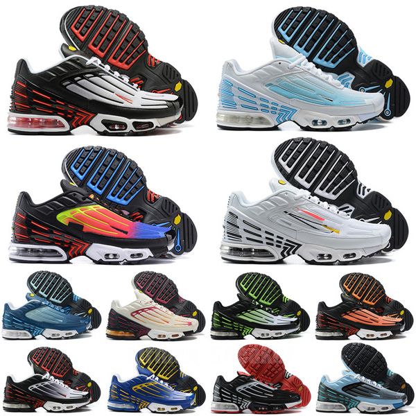 

tn plus 3 tuned women mens running shoes purple gold laser blue ghost green aqua triple white og black obsidian tnplus tns sports trainers b