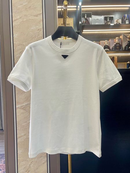 

men's and women's new classic logo logo short sleeve t-shirt fashionable and generous temperament high sense casual versatile, White;black