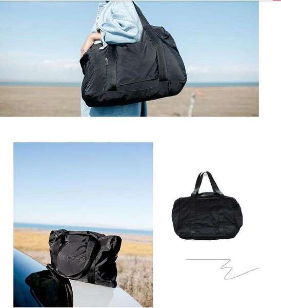 

55cm luxurys designers bags fashion men women travel duffle bag leather luggage handbags large contrast color capacity sport 66302w