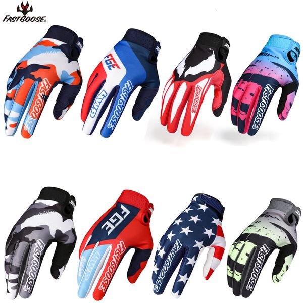 

sports gloves fastgoose motocross racing motorcycle gloves motorbike moto cross dh mtb bike enduro gloves 230209, Black