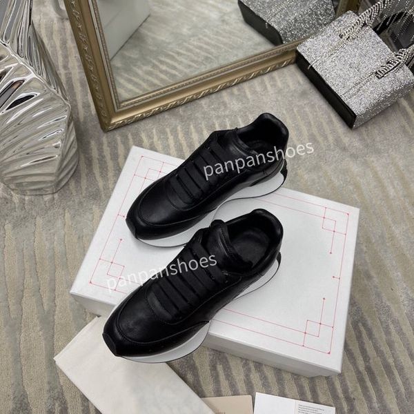 

designer luxury sneaker women casual shoes genuine leather sneakers party velvet calfskin mixed fiber shoe, Black