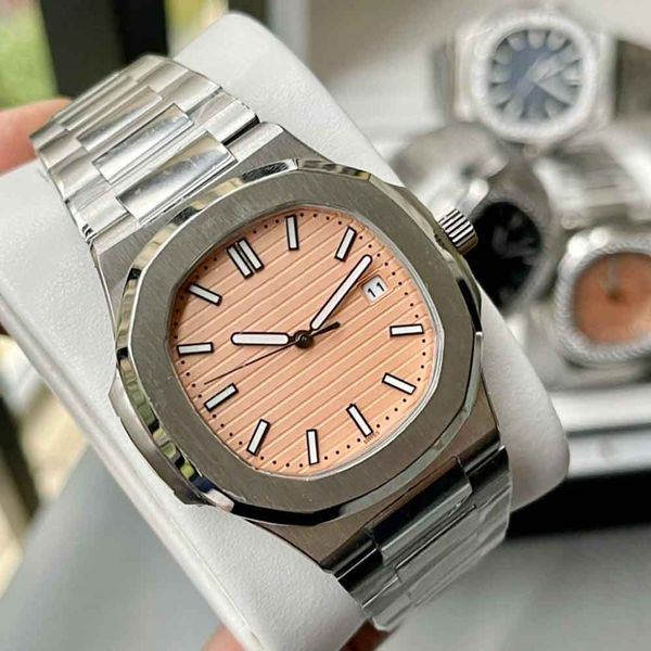 

luxury mens designer vintage watch mens mechanical automatic watches for men wristwatch montre de luxe 40mm, Slivery;brown