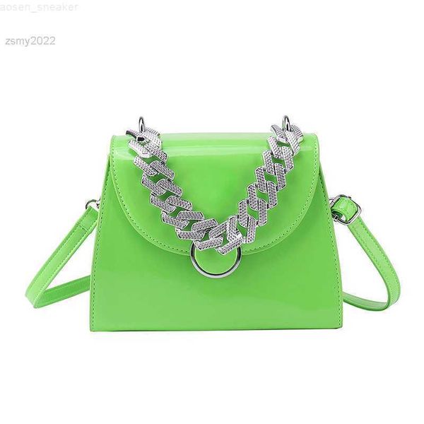

2022 new key mobile phone bag fashion messenger chain portable cloud rhinestone bow lipstick 100 color banquet
