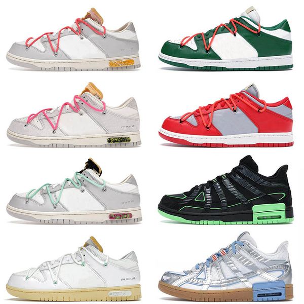 

with box 2023 og sneakers running shoes mens women offs white dunks low rubber green strike unc pine green mens women 01-50 trainers eur 36-, Black