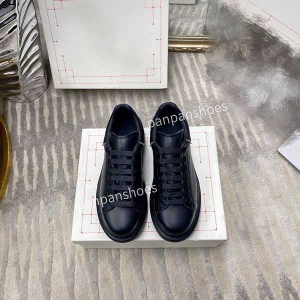 

2023 casual shoes men shoe leather fashion sneakers lace up comfort pretty designer trainers for daily life mens size34-45, Black