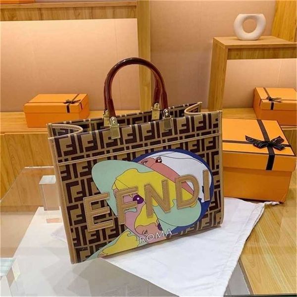 

22% off handbag 2023 new bag can be and mixed batches alphabet colored printing