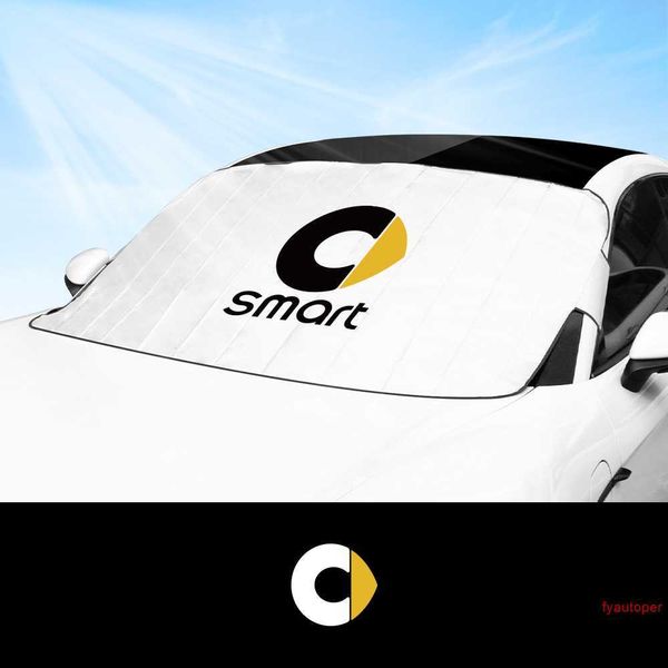 

for smart fortwo forfour 453 451 450 car front windshield sunshade cover flodable anti-uv sunshield shield car accessories