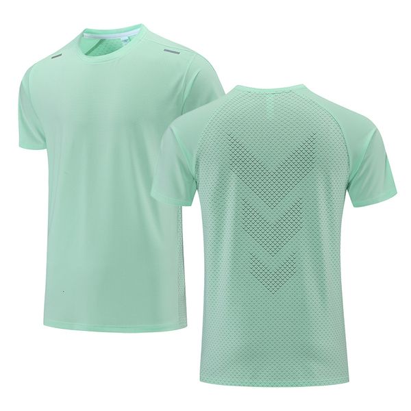 

men s t shirts quick dry men running t shirt fitness sports gym training shirt breathable jogging casual sportswear 230208, White;black