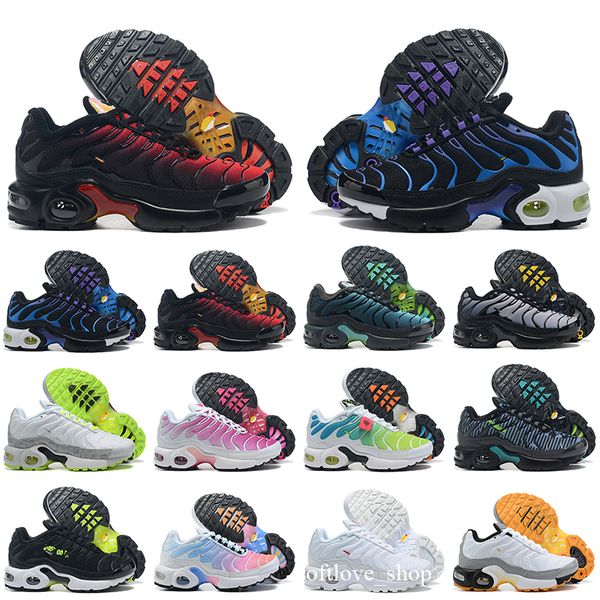 

children shoes kids running shoes girl toddler youth trainer cushion surface breathable sports tn sneakers 21-37, Black