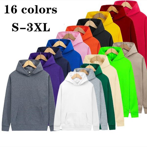 

men's hoodies sweatshirts brand men'swomen's hoodies spring autumn winter male casual fashion hoodies sweatshirts solid color, Black