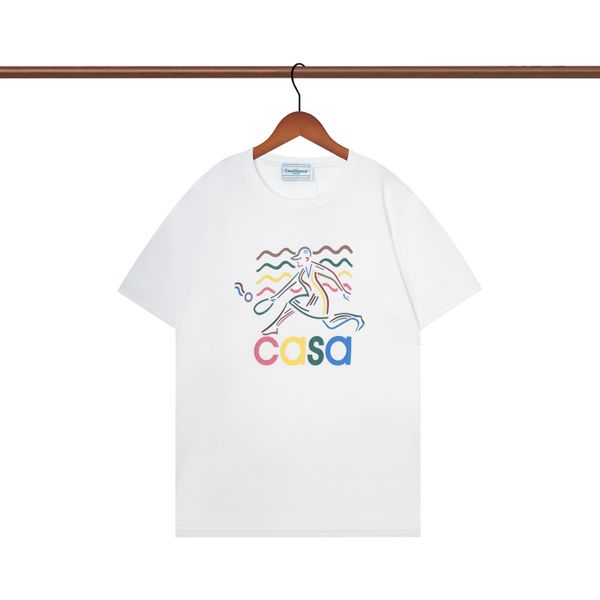 

casa mens t shirts women designer sports clothes men t shirts hip hop casual tees us size s-xxl 3fll5, White;black