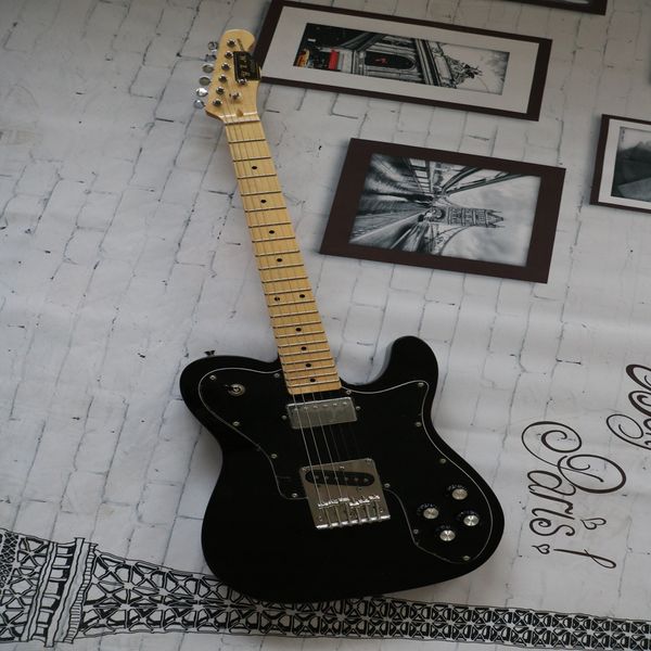 

premium high-end black body six-string electric guitar