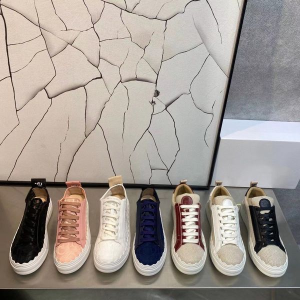 

women sandals 5a silk cow's skin casual shoes luxury brand lace platform shoes flat heel wavy shape flat heel rubber bottom lace-up let, Black