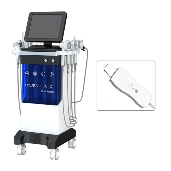 

vertical hydra microdermabrasion skin care bio ultrasonic face massage beauty dermabrasion machine steaming face for acne