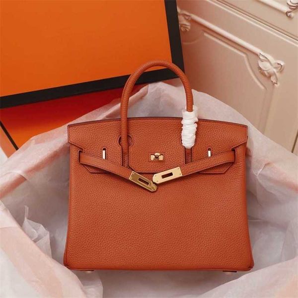 

10a h erme s designers handbags birkins fashion lychee pattern layer leather bag for women's leather bag for one-shoulder women's