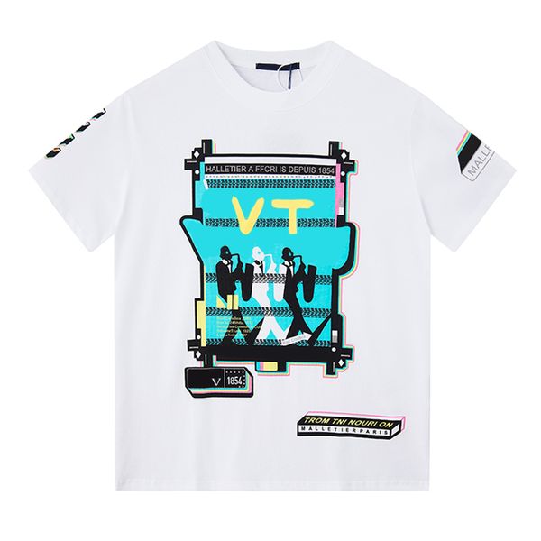 

mens designer t shirt chest letter t shirts luxury classic clothes casual tshirt sportwear men tee shirts, White;black