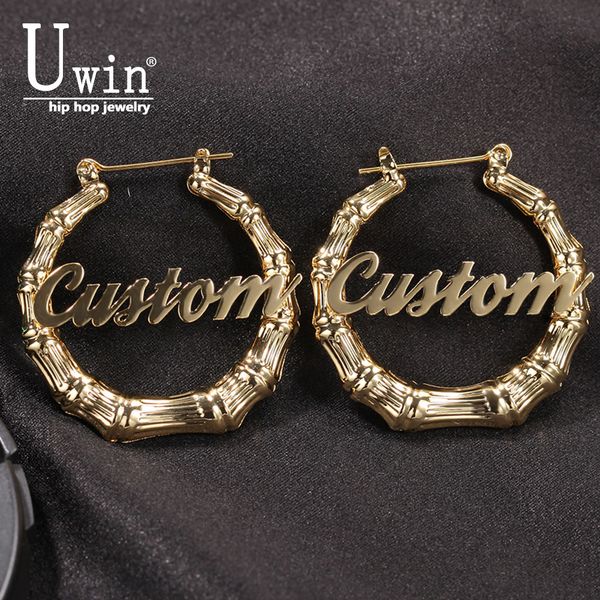 

hoop huggie uwin diy letters earring heart stainless earrings for women large bougtique acrylic earrings trendy accessories jewelry 230209, Golden;silver