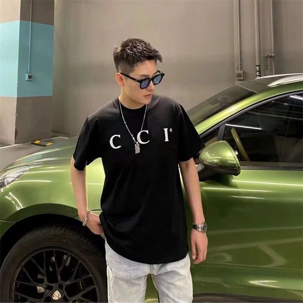 

mens t shirt designer for men womens shirts fashion tshirt with letters casual summer short sleeve man tee woman clothing asian sizex ps-5xl, White;black