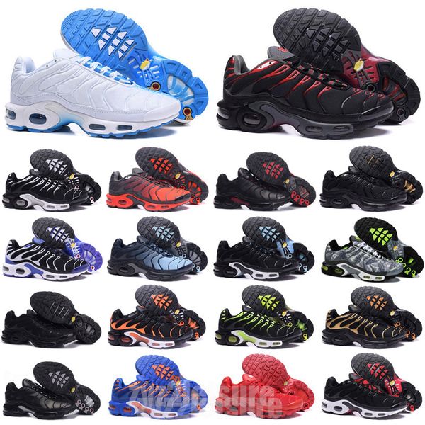 

2023 men women casual shoes tn plus black hyper laser wolf trainers sports sneakers