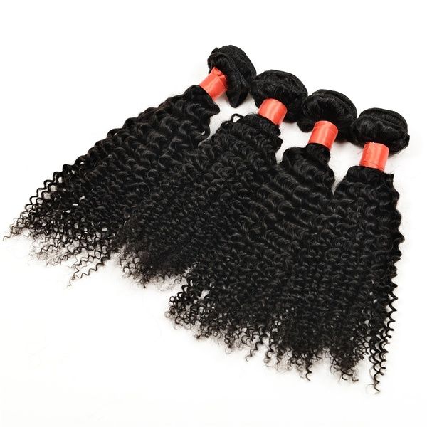 

flash sale 9a peruvian remy virgin hair bundles kinky curly 1 bundle, Black