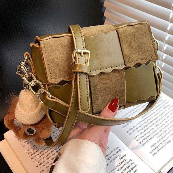 

fashion pillow shoulder bag for women design pu leather ladies crossbody bags trendy chain handbag 2022 square messenger purses