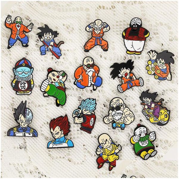 

pins brooches cute movies games hard enamel pins collect metal cartoon brooch backpack hat bag collar lapel badges women fashion je dhdrj, Gray