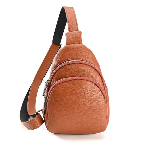 

hbp fashion women's cross body leisure chest bag simple solid outdoor shoulder bag