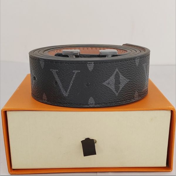 

fashion big letter l buckle genuine leather belt no box designer v men women mens belts 9852119899, Black;brown