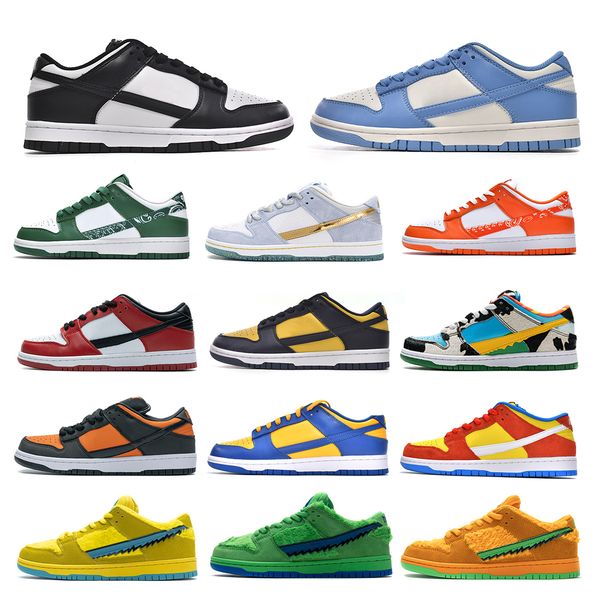 

shoes designer sb low sneaker panda white black unc platform mens trainers sports sneakers lace up outdoor running shoes size 36-45