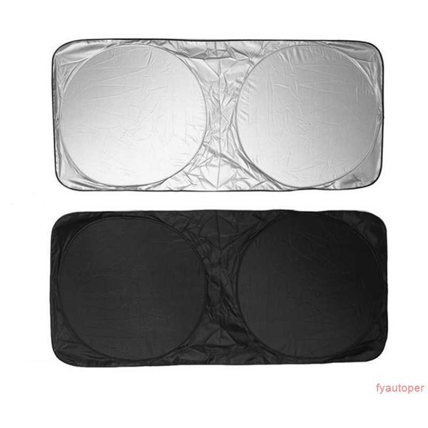 

car windshield sun shade front window visor cover sunshade silver foil anti uv reflector for auto accessories