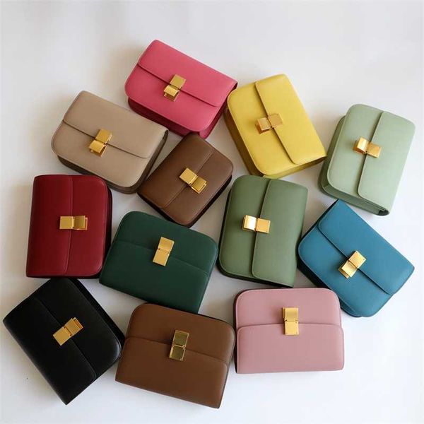 

classic selling genuine leather flap crossbody bag women designer box shoulder
