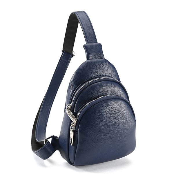 

fashion women's bag leisure chest bag simple solid outdoor cross body