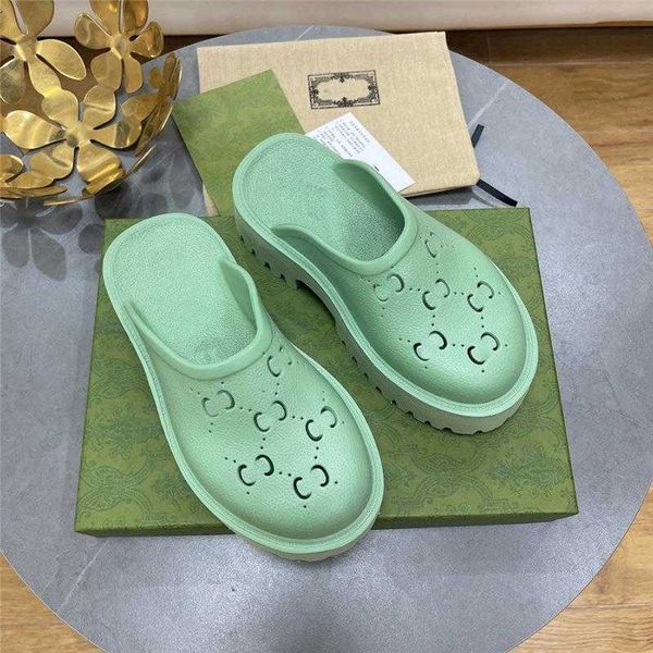 

hole shoes thick soled women's slippers wear summer beach shoes women's platform shoes trawl red, Black
