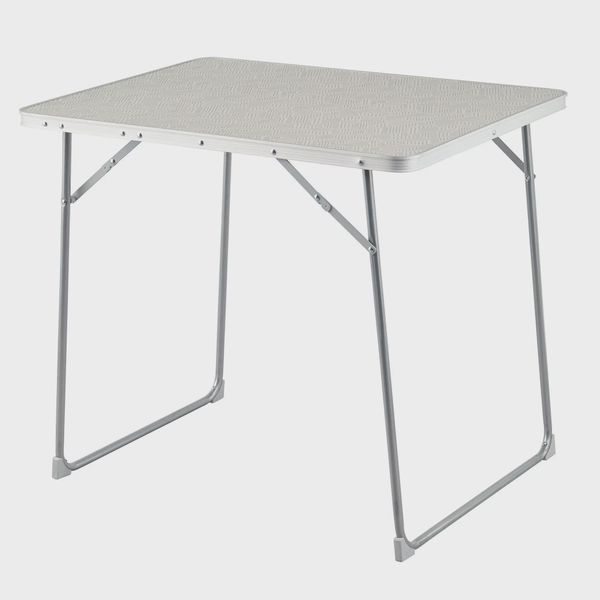 

decathlon quechua camping folding table 30 7 x 24 gray