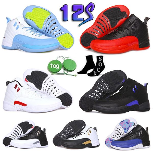 

shoes 2023 basketball 12s mens university brown concord reverse master michigan black red blue trainers original womens basketballshoes