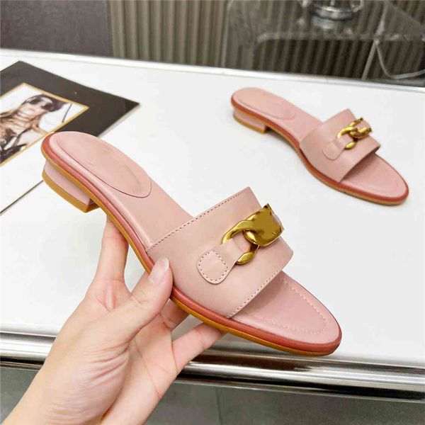 

2022 new slippers valentinoity men women beach slippers leather webbing fashion luxury summer sandals 04-03