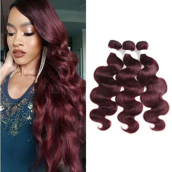 

10a peruvian remy hair bundles bodywave 1 bundle #99j, Black