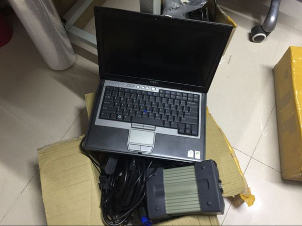 

for mercedes diagnostic tool mb star c3 compact scanner with v2014.12 hdd software in dell d630 used lapfully kit ready to work