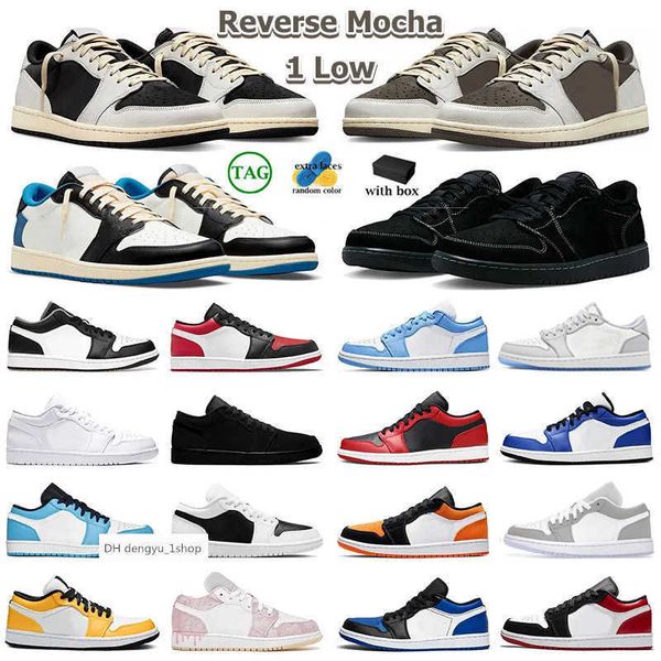 

with box jumpman 1s basketball shoes black phantom 1 low reverse mocha panda chicago bred patent travis scotts mens trainer spo jordens hoes