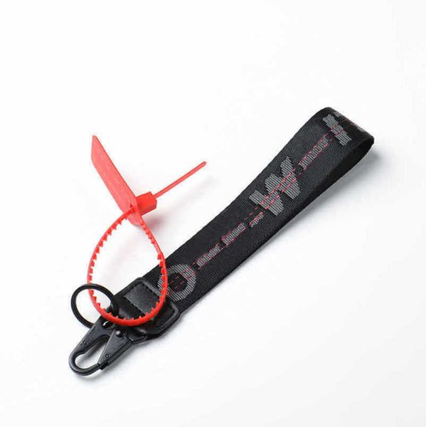 

luxury offs white key rings brand keychains clear rubber jelly letter print keys ring fashion men women canvas keychain camera pendant belt, Slivery;golden