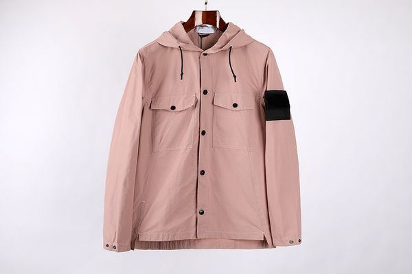 

quality brand men's toney jackets 4-color multi-pocket drawcord hood coat aaa loose casual jacket size m-2xl, Black;brown