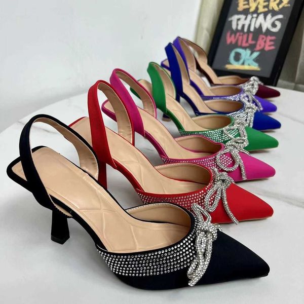 

sandals autumn fashion new high-heeled 5cm high-quality women's sandals, Black