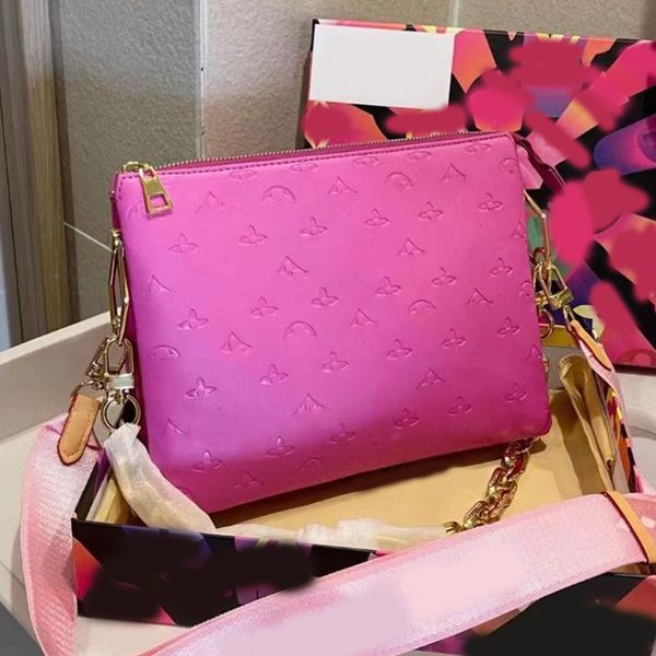 

genuine leather 5a women's fashion retro simple bag envelope messenger one shoulder diagonal underarm letter embossed wallet luxury cha