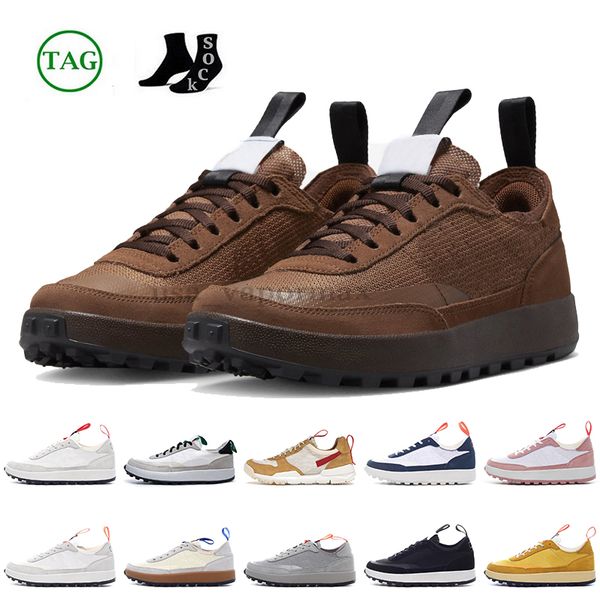 

tom sachs field brown studio outdoor running shoes 2023 nki craft general purpose mars yard 1.0 2.0 shoe black white cool grey for women men