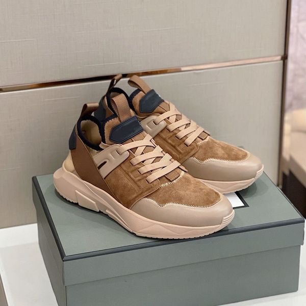 

designer brands jago men sneaker shoes mesh nylon leather trainers green black white brown light sole casual walking discount sports eu38-46